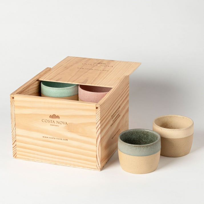 Gift box with 8 espresso cups