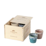 Gift box with 8 espresso cups