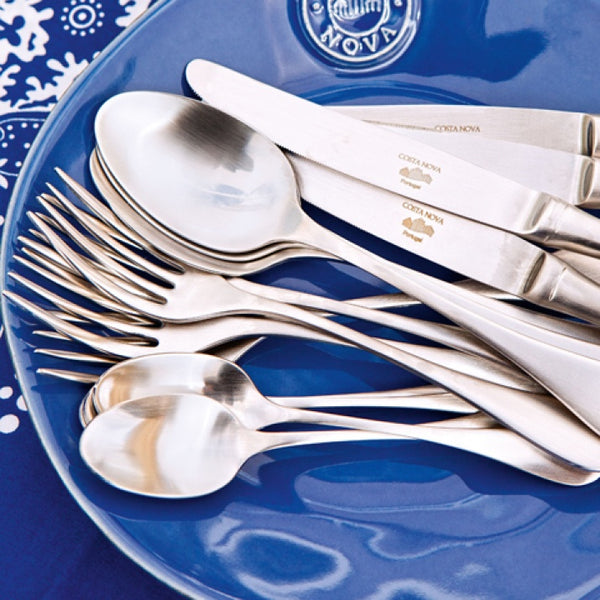 Antique cutlery set c.o. 3 mm brushed 24 pcs without case