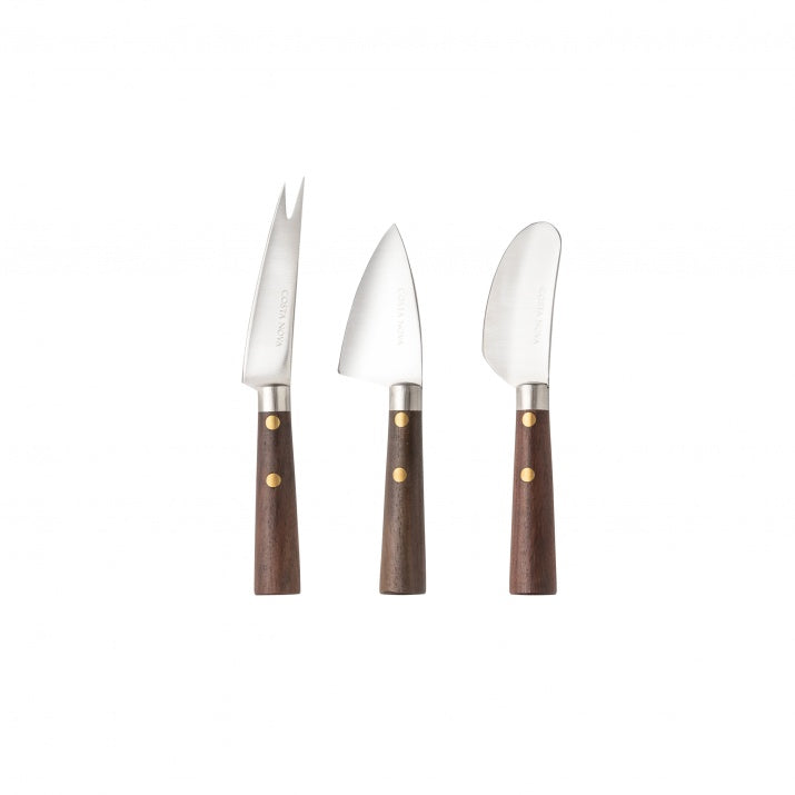 Set of 3 cheese knives
