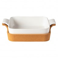 Gift square baking tray with cork tray 32