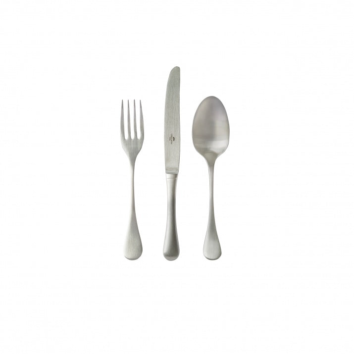 Antique cutlery set c.o. 3 mm brushed 24 pcs without case