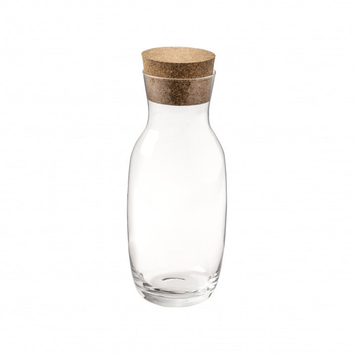 Glass bottle with cork lid 1.0 L