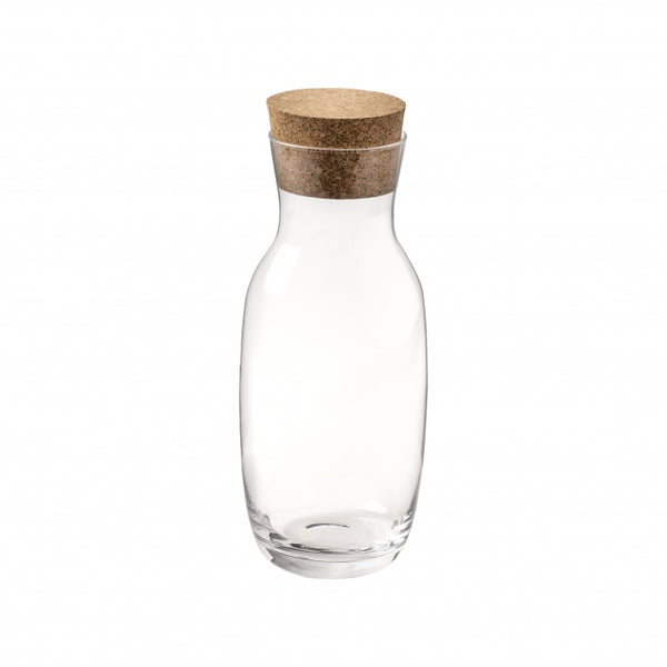 Glass bottle with cork lid 1.0 L