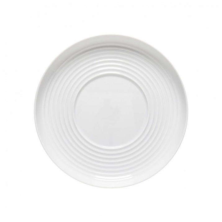 Round wavy porcelain deep plate 29