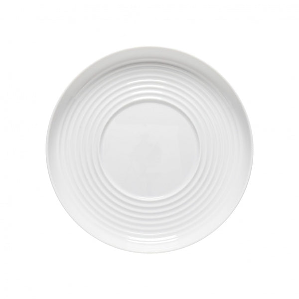 Round wavy porcelain deep plate 29