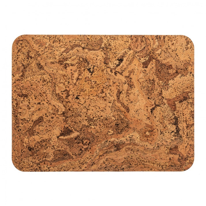 Set of 4 rectangular cork placemats