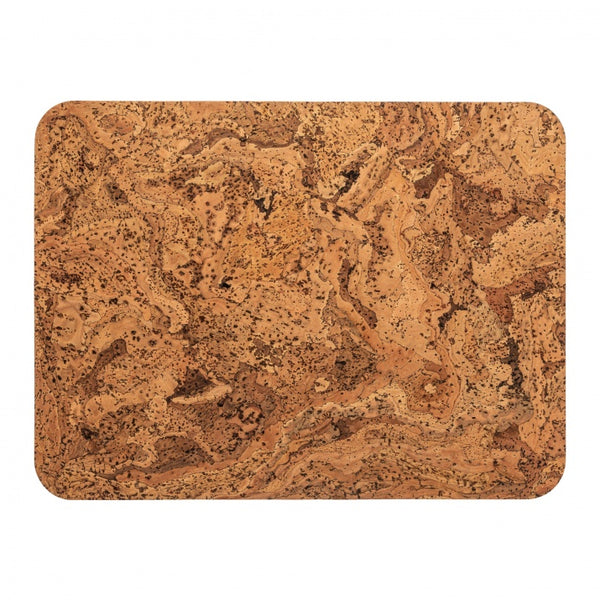 Set of 4 rectangular cork placemats