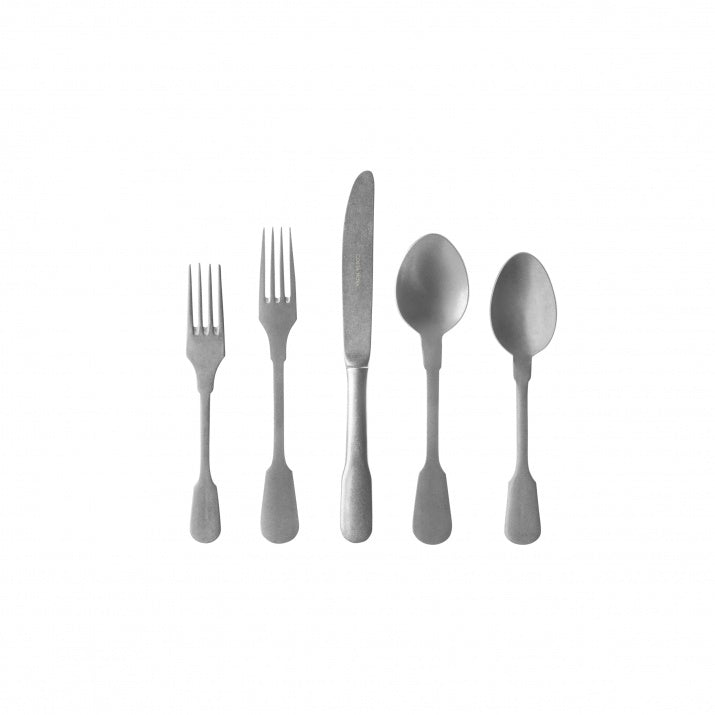 Saga cutlery set 5 pcs 18/10 2.5mm matte