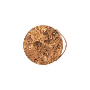 Cork base 20 with leather handle
