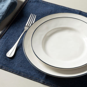 100%CO denim placemat