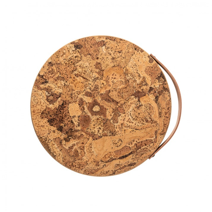Cork base 30 with leather handle