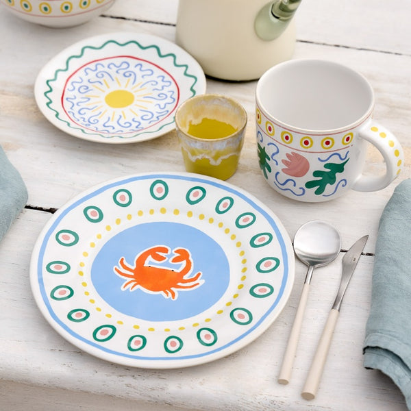 Crab dessert plate 22