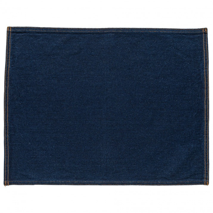 100%CO denim placemat