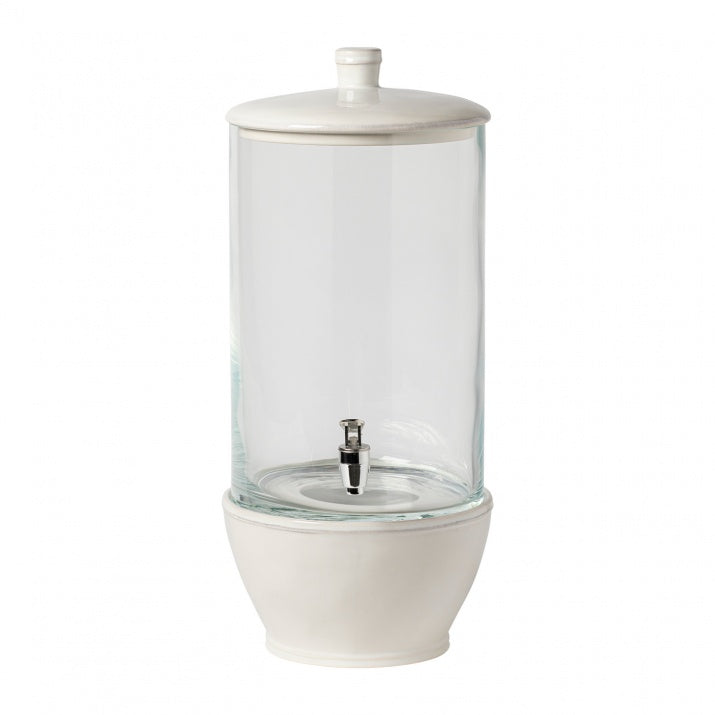 Glass beverage dispenser 47 with base