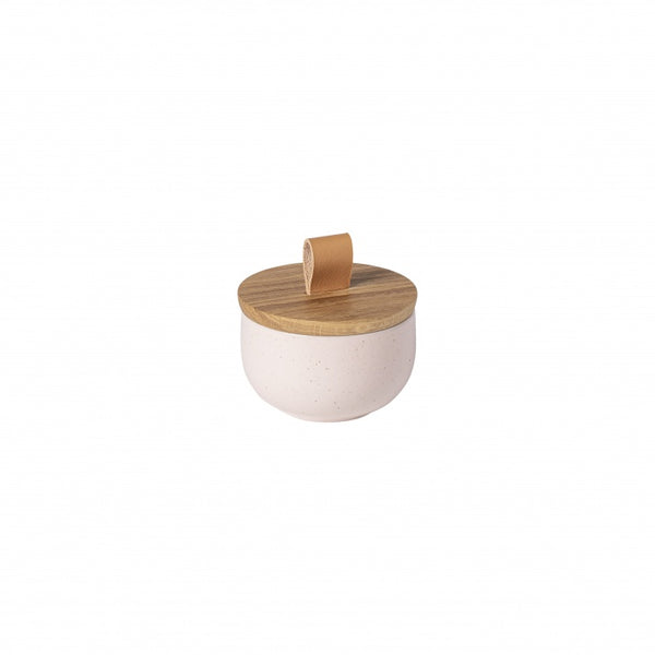 Salt shaker with oak wood lid 9