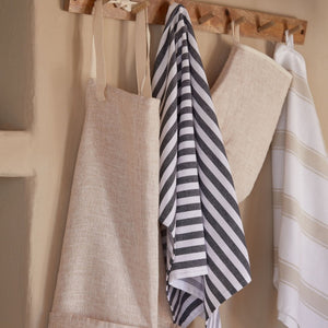 Her. Striped kitchen towel. 100% CO