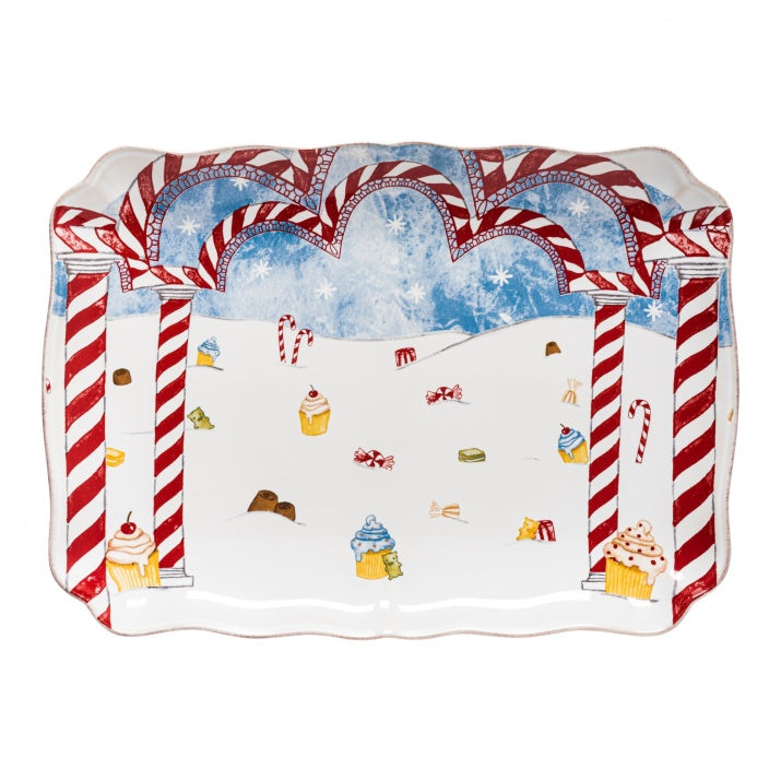 Rectangular tray 36