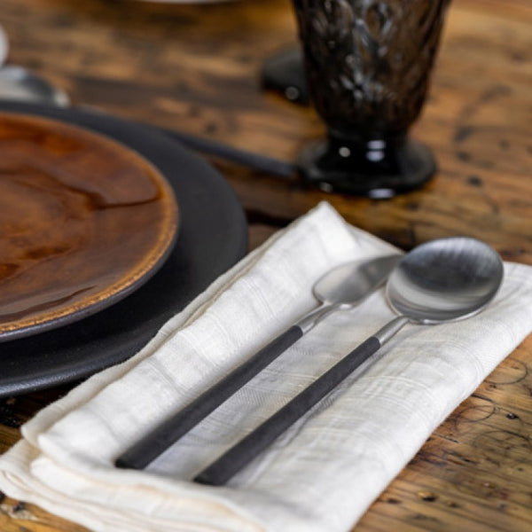 Cutlery set 24 pieces resin/fiber/6.0 mm 18/10