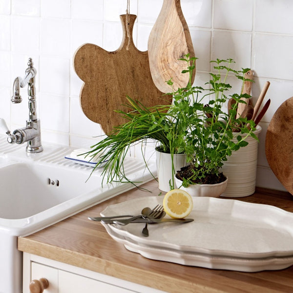 Oval tray 45cm