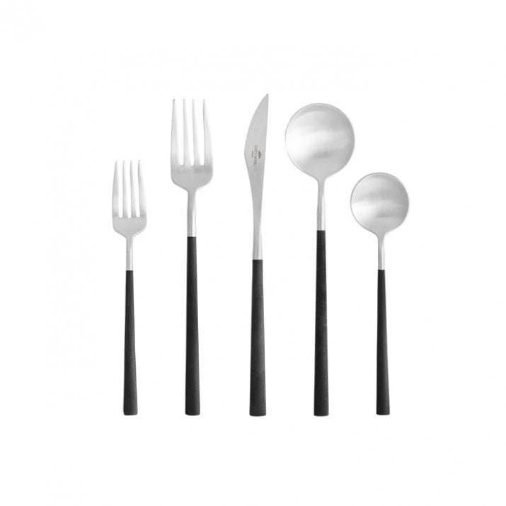 Mito cutlery set 5 pcs resin/fiber 18/10 6.0mm brushed