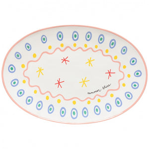 Summer bliss oval tray 45