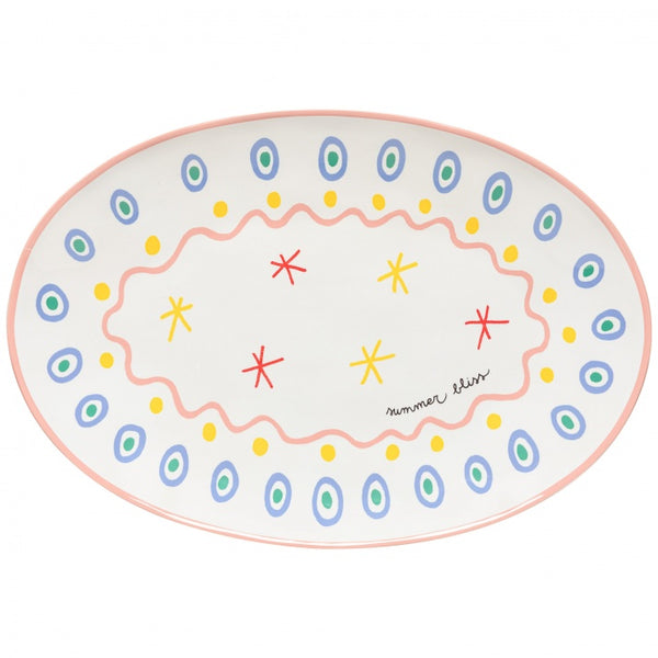 Summer bliss oval tray 45