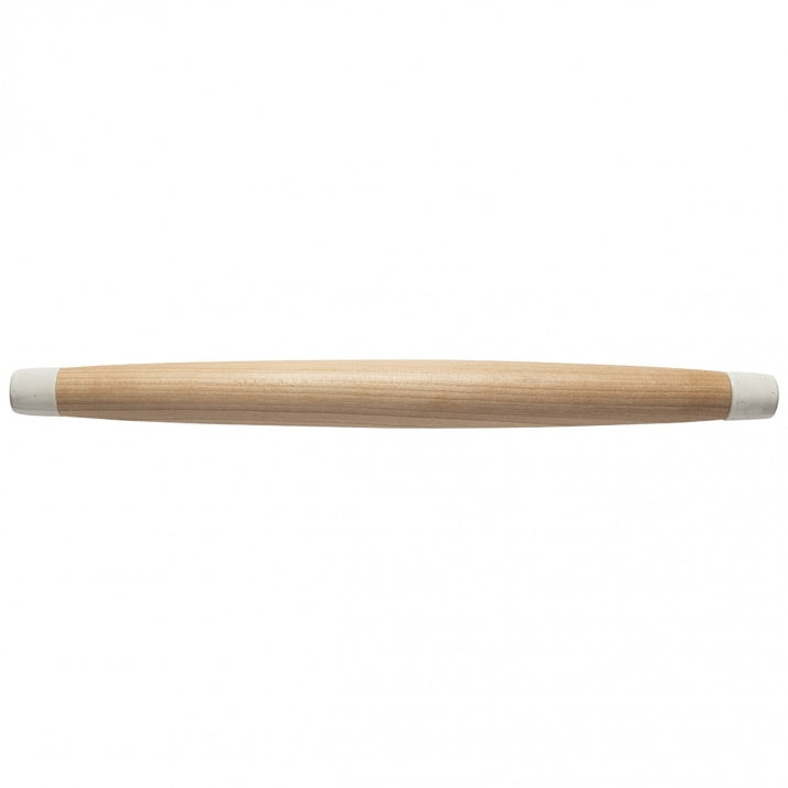 Ceramic rolling pin in beech wood