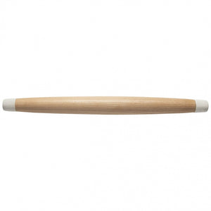 Ceramic rolling pin in beech wood
