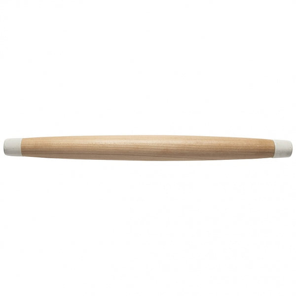 Ceramic rolling pin in beech wood