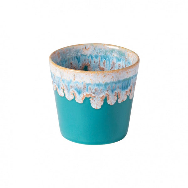 Turquoise lungo glass 0.21 L