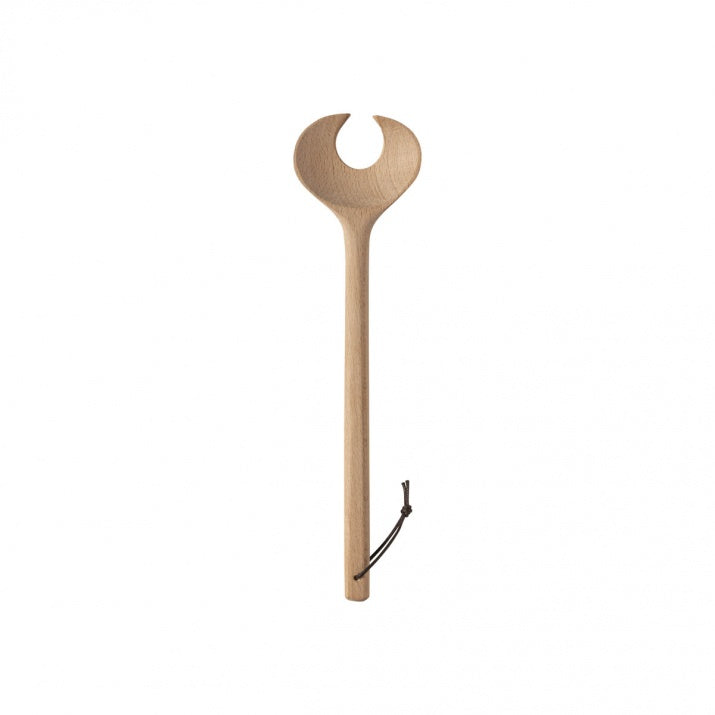 Slotted spoon in beech wood