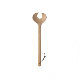 Slotted spoon in beech wood