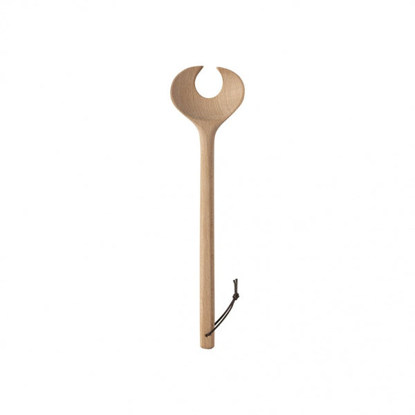 Slotted spoon in beech wood