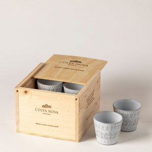 Gift box with 8 espresso cups