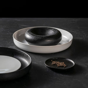 Round porcelain deep plate 29
