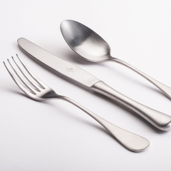 Antique cutlery set c.o. 3 mm brushed 24 pcs without case