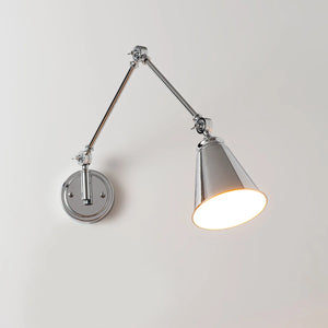 Tika Vintage Adjustable Wall Light H60