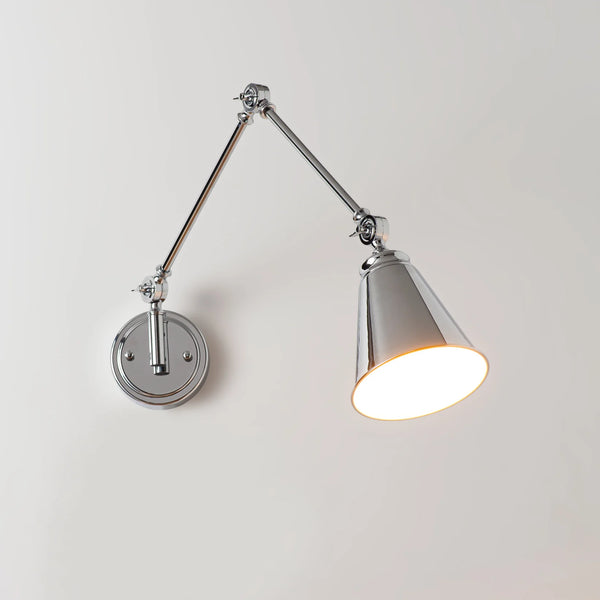 Tika Vintage Adjustable Wall Light H60