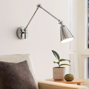 Tika Vintage Adjustable Wall Light H60