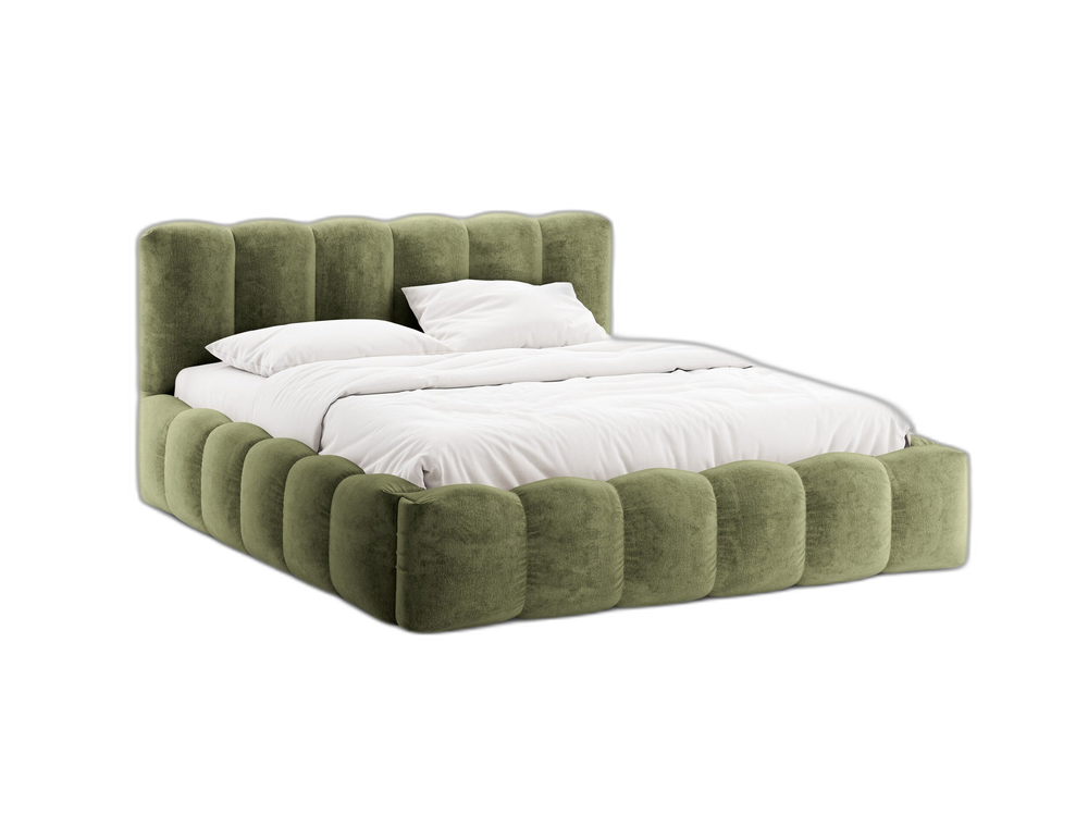 Upholstered Storage Bed Frame with Gas Lift & Slatted Base