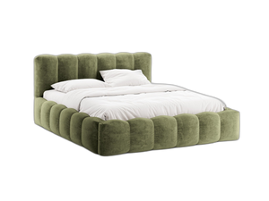 Upholstered Storage Bed Frame with Gas Lift & Slatted Base