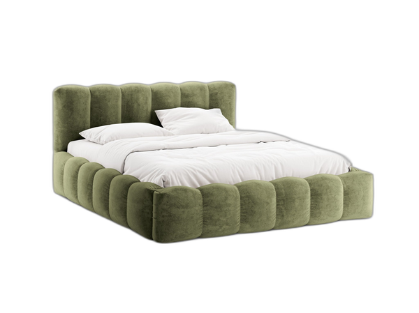Upholstered Storage Bed Frame with Gas Lift & Slatted Base