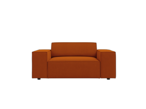 Modern Armchair with Wide Armrests & Medium-Soft Comfort