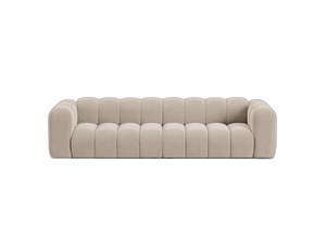 Large 4-Seater Sofa with Curved Design & Soft Comfort W290