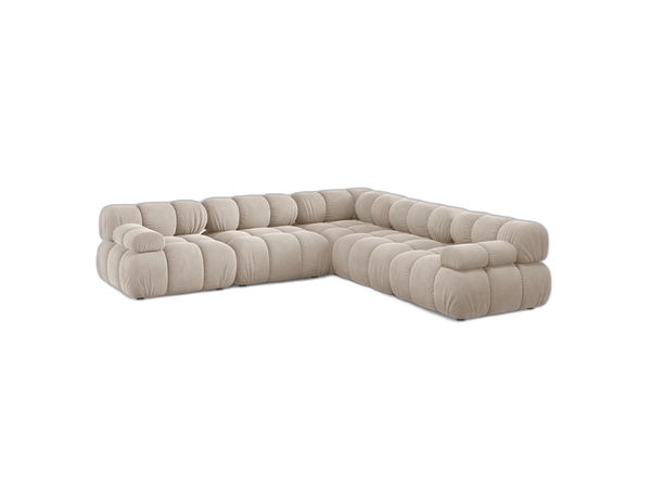Modular Corner Sofa with Rounded Design & Medium-Soft Comfort W282