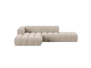 Modern Corner Sofa with Curved Design & Spacious Seating W299