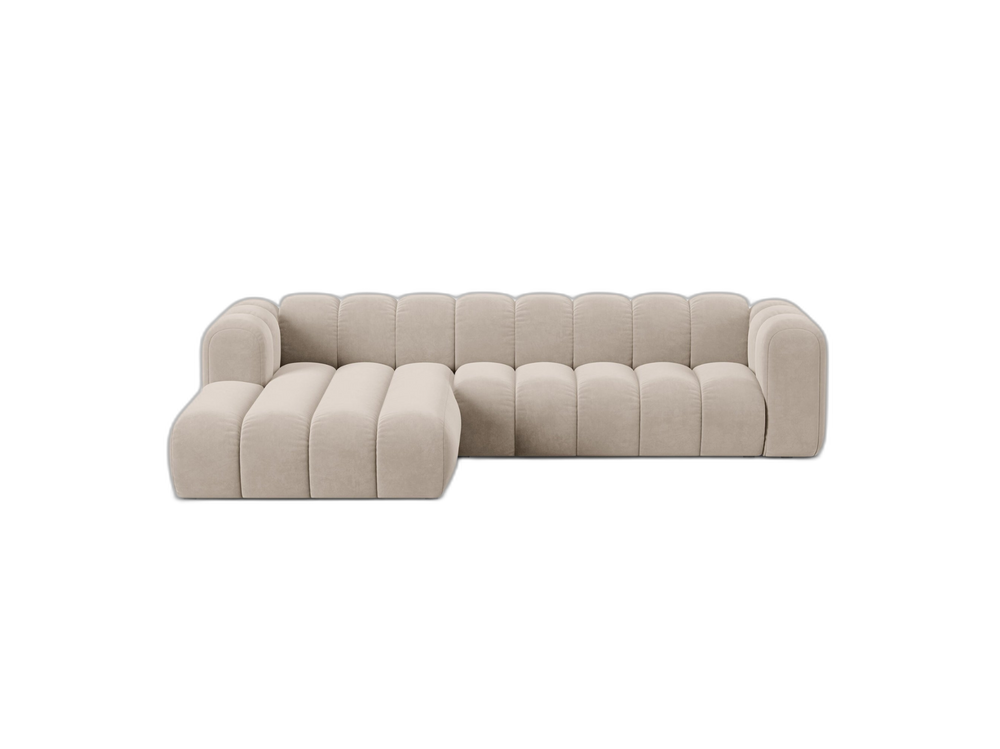 Modern Corner Sofa with Curved Design & Soft Comfort W290