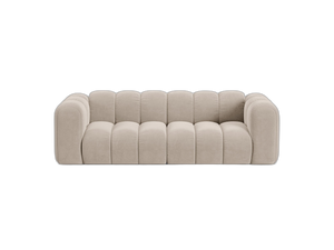 Modern 3-Seater Sofa with Curved Design & Soft Comfort W230