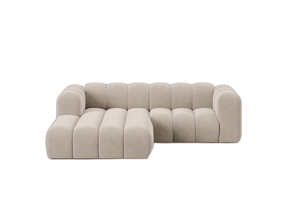 Modern Corner Sofa with Curved Design & Soft Comfort W230